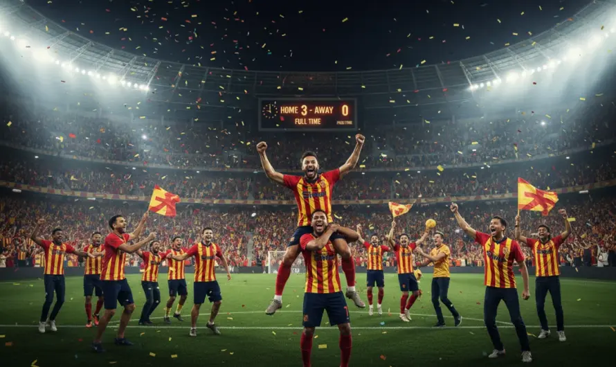Galatasaray’dan Fenerbahçe’ye 3-0’lık Şok: Şampiyonluğa Bir Adım Daha